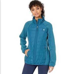 Reebok Quilted Sweater Fleece Jacket women’s small
